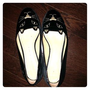 Charlotte Olympia “kitty” flat